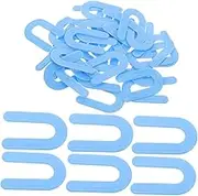 Angoily Plastic Tile Spacers 1/16 Inch 100pcs U-Shaped Gasket for Ceramic Marble Granite Porcelain Floors