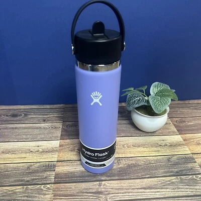 HydroFlask 24oz Wide Flex Straw Cap *Never Used* NWT (Lupine)