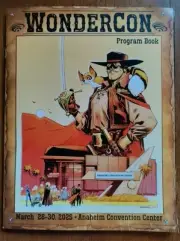 WonderCon ComicCon 2025 Program Book Zorro Cover, BATMAN