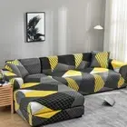 Elastic Sofa Cover Geometric 1/2/3/4 Seater Corner Stretch Anti-Slip Slipcover
