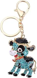 [Healvian] 1Pc Adorable Metal Key Ring Keychain Bag Accessory for Women Cute Fashion Pendant Charm for Purses Backpacks Durable Key Holder for Organizing Keys