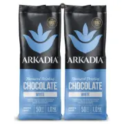 Arkadia White Drinking Chocolate (1kg) x 2 - Barista CAFE Perfect Hot or Cold
