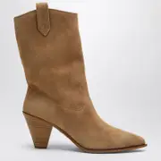 [Aquazzura] Boogie camel-coloured Texan boots 37 IT Brown