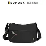 SUMDEX｜中型流線側肩包(蜻蜓版) NOD-703BK-DT 黑色 官方旗艦店