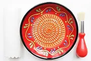 Summer Grating Plate Set - Garlic and Ginger Grater - Ceramic, Lightblue, Modern