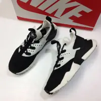 在飛比找Yahoo!奇摩拍賣優惠-NIKE HUARACHE DRIFT GS 黑白 武士鞋 