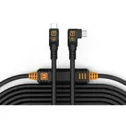 Tether Tools TetherPro 9.4m USB-C/USB-C Straight To Right Black