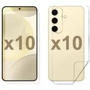 10 Set Tempered Glass Screen Protector for Samsung Galaxy S24 Front and Back Film Bulk