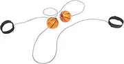 Boys and Girls Wrist Rebound Ball 2pcs Basketball Elastic Trainer Hand-Eye Coordination Wrist Strength Training Sports Fitness Training Toy