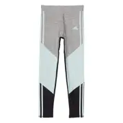 Adidas Little Girls Tricolor Three-Stripe Leggings, Black/Green