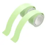 2 Rolls Glow in the Dark Tape 10ft x 1" Bright Sticker Tape, Green