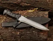 Handmade RE4 Leon Kennedy Knife Replica D2 Steel Series 2