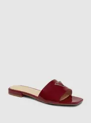 GUESS Women's Red Tamsea Slide Sandal Size: 7