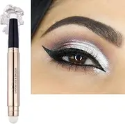 White Eyeshadow Stick eyeliner pencil Eye Makeup Cream Shimmer Smooth Glitter Dark Light Matte Single Crayon Primer Palette Hypoallergenic Natural Waterproof Long Lasting Eyeshadow 01