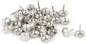 uxcell 7/16 Inch Dia Stainless Steel Drawing Pin Upholstery Nail Thumb Tack Pushpin 35PCS