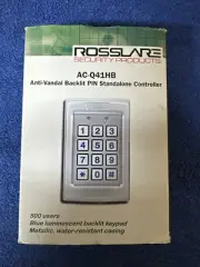 Rosslare AC-Q41HB Anti-Vandal Backlit PIN Standalone Controller