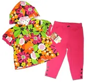 CARTER'S BURST OF SPRING ~INFANT GIRLS 2PC PANT SET~ SZ 12M