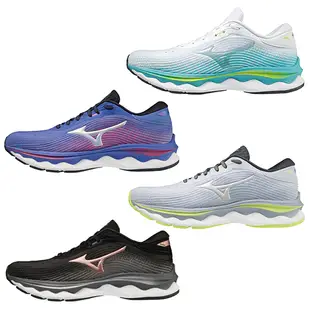 MIZUNO WAVE SKY 5 男女鞋 慢跑 一般 4E超寬楦 回彈