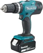 [Makita] DHP453RFE Cordless Combi Drill - Cordless Combi Drills (Lithium-Ion (Li-Ion), Black, Blue)