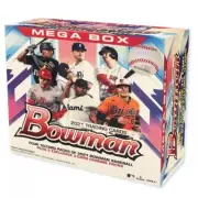 (1) 2021 BOWMAN MEGA BOX BRAND NEW SEALED w/2 CHROME Packs (50 cards) QUANTITY