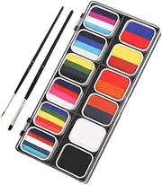 Face Paints Palette Set 12 Assorted Colors Non-toxic Body Art Makeup Kit for Boys and Girls