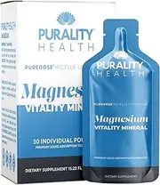 Magnesium, Micelle Liposomal, Enhanced Absorption, Magnesium Bisglycinate, Vegan, Easy to Take Pouches, 30 Day Supply
