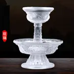 水晶 琉璃 八 吉祥 護法 杯 供杯 西藏 用品 供具 法器 七色 可選 供杯 大小 可選