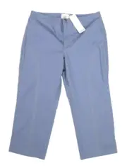 Urban Outfitters BDG Womens Blue Flat Front Stretch Capri Cargo Pants 4