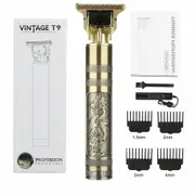 Men's USB Electric Hair Clippers Trimmer Beard Shaver Cordless Groomer Gift Kit
