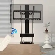Tv Mounts Motorised Stand，Motorised TV Bracket Stand - LCD TV Floor Stand, TelescopicAuto Lifting TV Stand, for 37-75inch TVs, Height Adjustable TV Stand with Remote Control, Max VESA 600 *