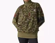 Adidas Women's Pharrell Williams Hu Hiking Camo Sweater Large FREE SHIPIN CY7489