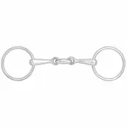 Double Jointed Loose Ring Snaffle Bit