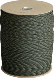 Parachute Cord Parachute Cord Woodland Camo (dark green, medium green, black, br
