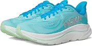 [HOKA] Women's Clifton 10 Wide Trainers, Skyward Blue Cielo Blue, 8.5 AU