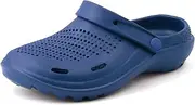 [JOMIX] Men's Clogs, Mules, Garden Shoes, Soft Massage Footbed, Bath Slippers, Comfortable Slippers, Non-Slip Sandals, Lightweight EVA Slippers