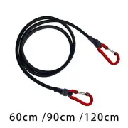Elastic Strap Bike Binding Cord Strong Portable Multipurpose Carabiner Bungee