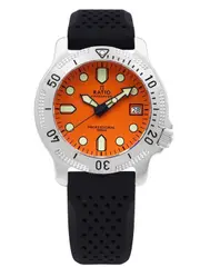 RATIO FreeDiver Professional Sapphire Orange Dial Quartz RTF025 200M Mens Watch