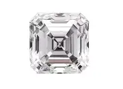 12-13 Ct Loose White Lab Created Diamond Asscher Cut Great Luster Color F !
