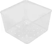 Alipis Box Notepad Box Transparent Memo Pads Container for Desk Organization Notepad Holder Compact Design for Surfaces Enhances Workspace Efficiency