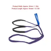 Lifting Slings Straps 1T Load Capacity Polyester Flat Webbing Tool(4meter).