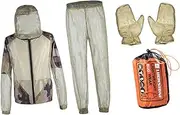 1 Set Mosquito Clothing Mesh Clothes with Gloves Hunting Clothes Beekeeping Accessories Suits Beekeeping Suit Beekeeping Clothes with Glove Prevention Clothing