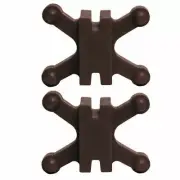 BowJax Revelation Split Limb Dampener fits 11/16in gap Brown
