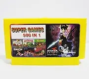 Royal Retro 500 In 1 Game Collection 60 Pin Game Card SANSUU 1 /2 /3 /4 /5 ADVENTURE ISLANDS For 8 Bit Game Player (10 Pieces)