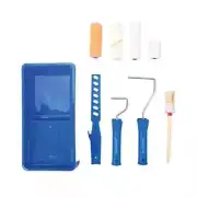 Roller Paint & Brush Decorators Set 9pce Pad Tray Emulsion Guard Painting DIY