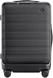 [Ｗoowayo] Travel Suitcases with Wheels Side Open Suitcase Front Open Cover Suitcase Password Box Mute Universal Wheel Trolley Case Fashion Simple Luggage (A 20inch)