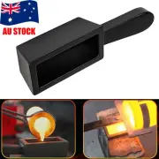 25 oz Cast Iron Loaf Bar Ingot Mold Lead Handle Melting Gold Silver Copper Scrap