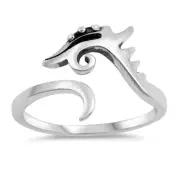Dragon sterling silver toe ring