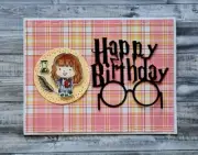 Handmade Harry Potter Happy Birthday Card Hermione Granger Birthday Card for her