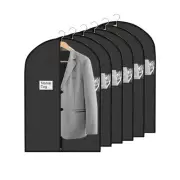 6 Packs Garment Bags, 40 Inches Suit Cover Bags for Travel and Storage, Non-w...