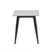 Bentley Side Table - White/Black
